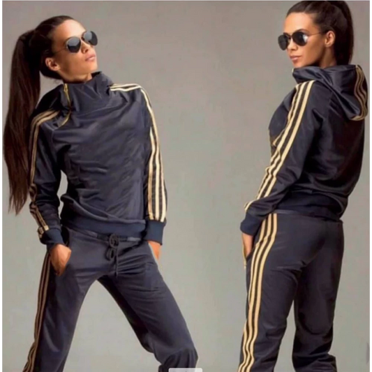 Tracksuit with Gold Strap Set